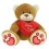 Peluche osito corazón