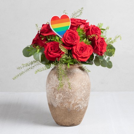 Ramo 12 rosas especial LGTBI