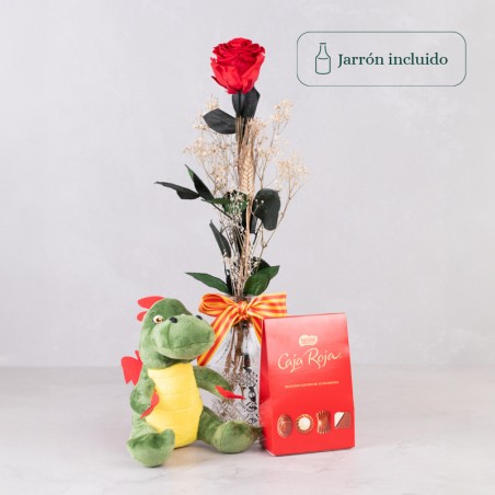 Rosa Sant Jordi + Peluche +...