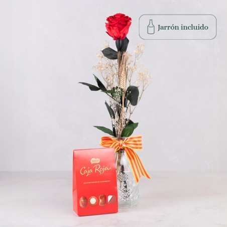 Rosa Sant Jordi + Chocolate